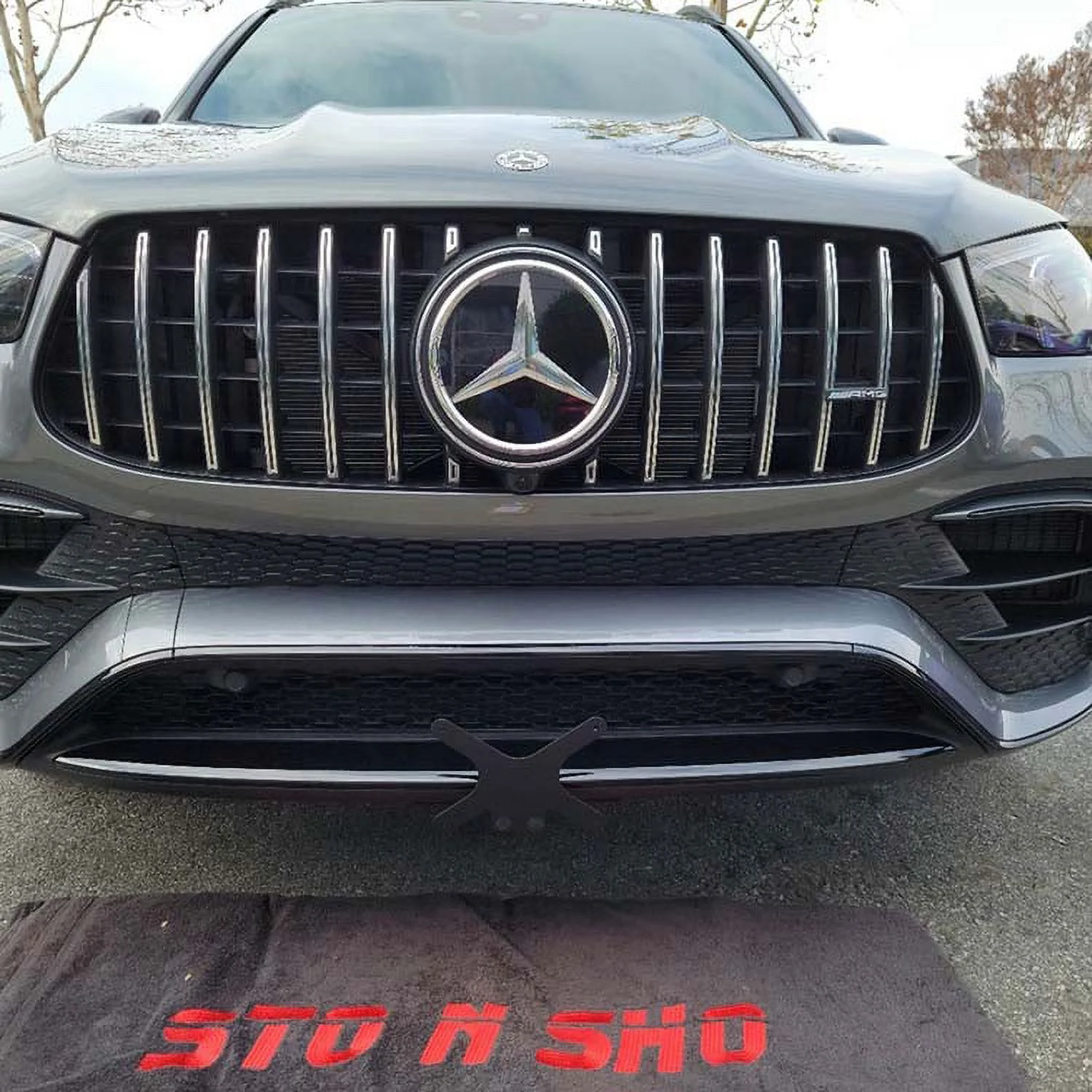 STO N SHO Front License Plate Bracket Compatible with 2020-2023 Mercedes AMG GLE  63s (SNS319)