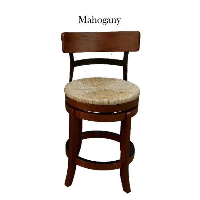 Boraam Industries  24 in. Myrtle Counter Stool- Mahogany