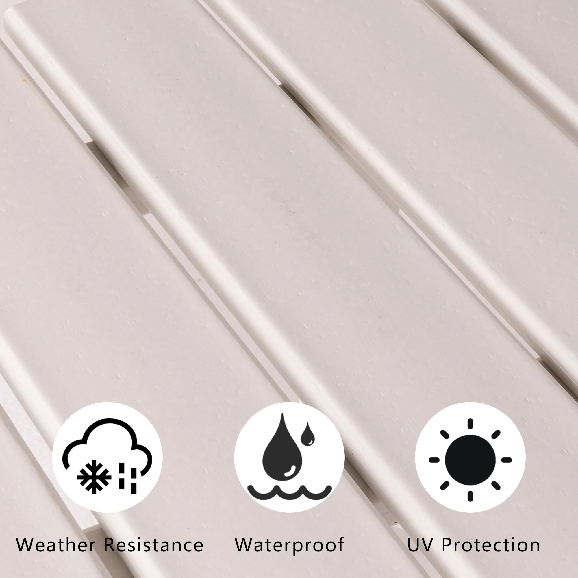 Round Side Table, Patio End Table Black