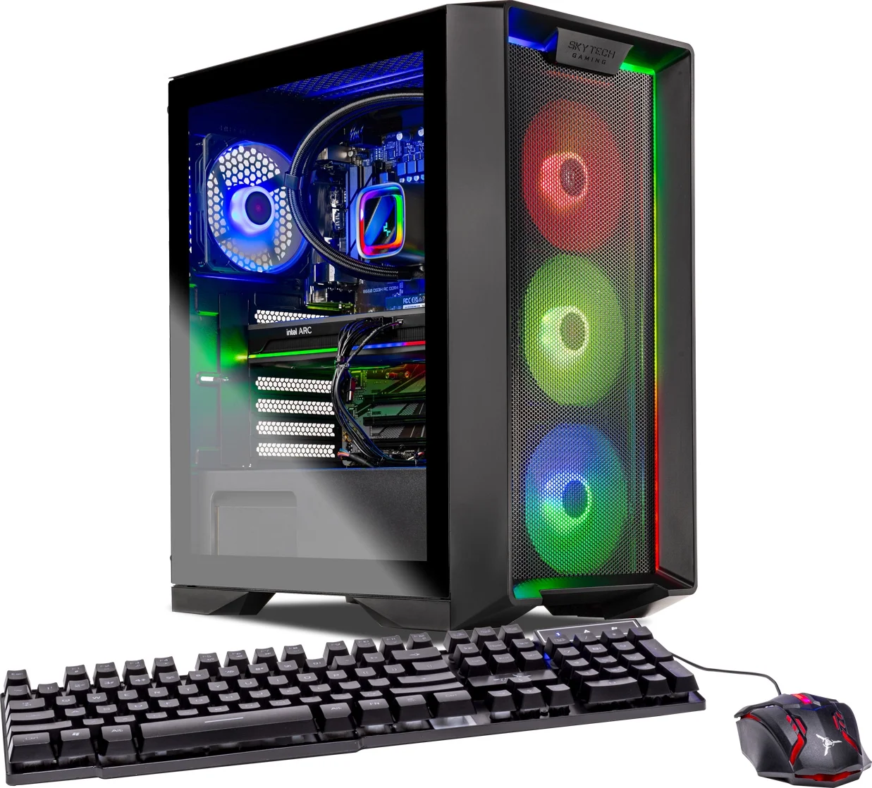 Skytech Nebula Gaming PC, AMD Ryzen 7 5700X, NVIDIA Rtx 3060, 1TB SSD, 16GB Ram, Windows 11