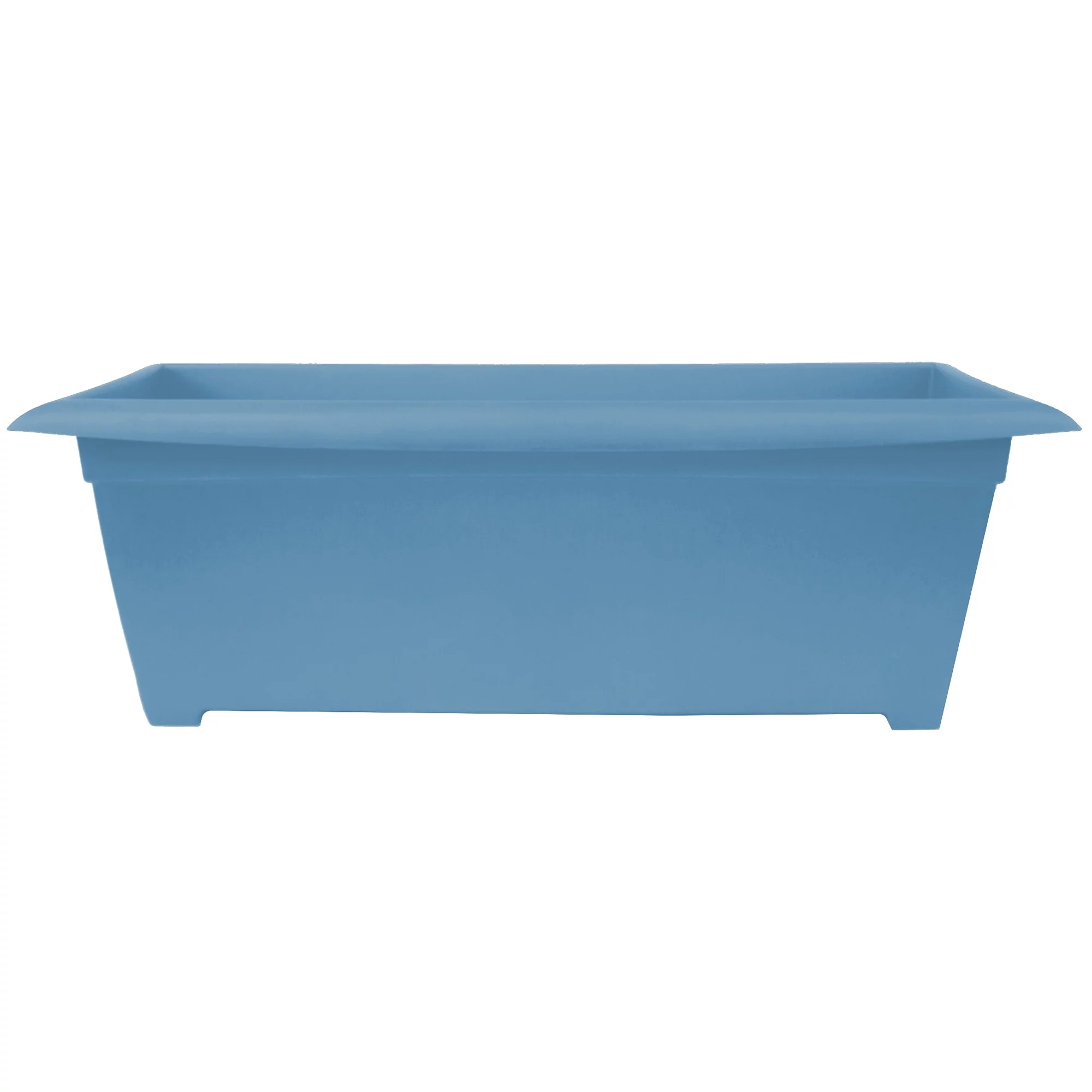 Bloem 27-in Wide Dayton 100% Recycled Plastic Deck Box Planter - Ocean Blue