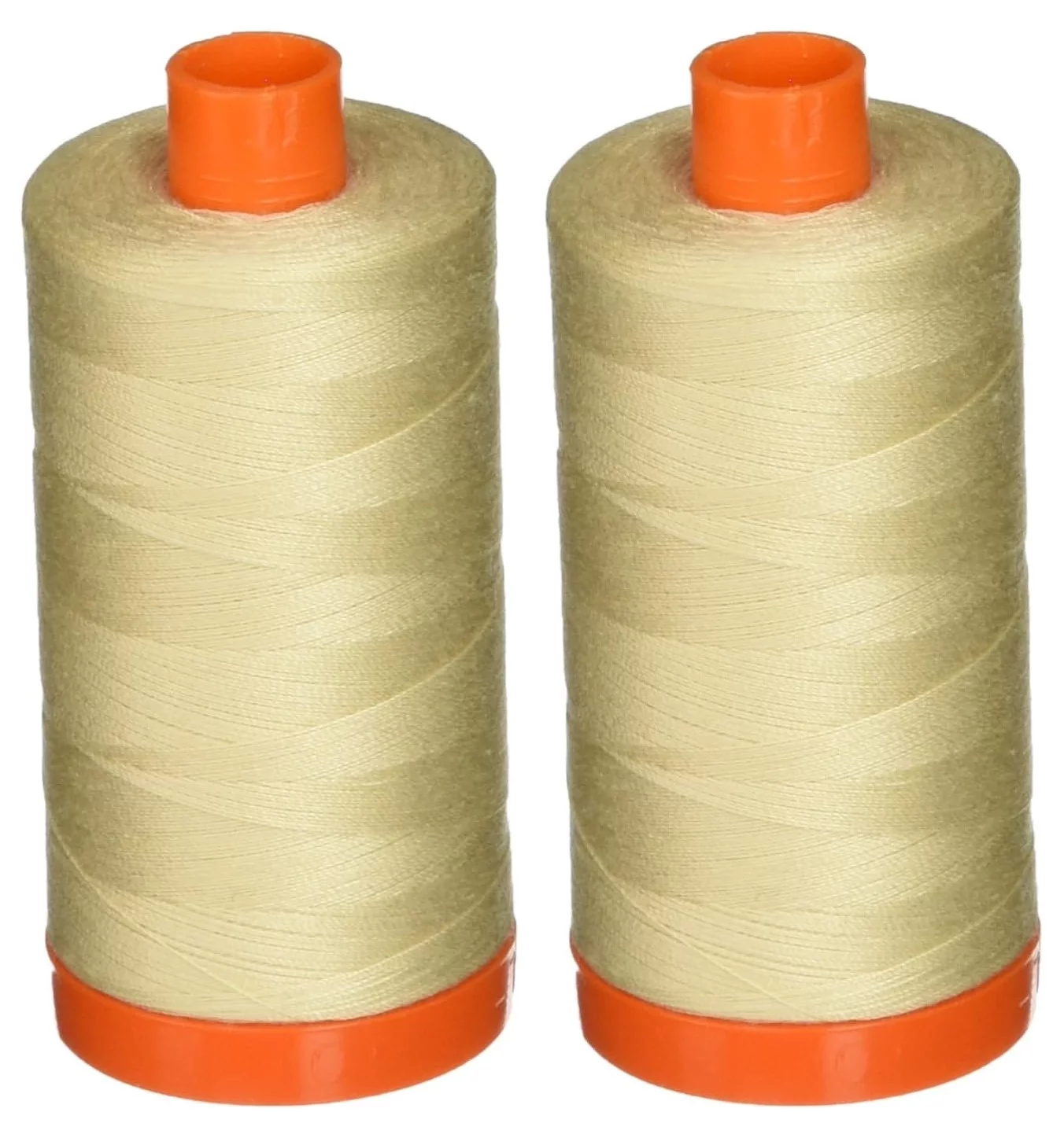 2-PACK - Aurifil 50wt Cotton Thread - 1,422yd - Light Beige