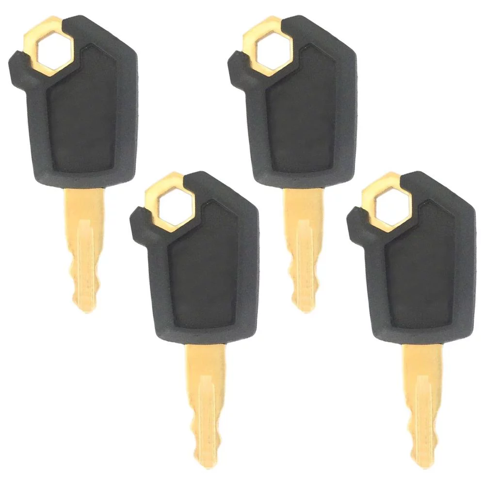 Four (4) Fits CAT Fits Caterpillar Heavy Equipment Keys Fits CAT Tigercat ASV
