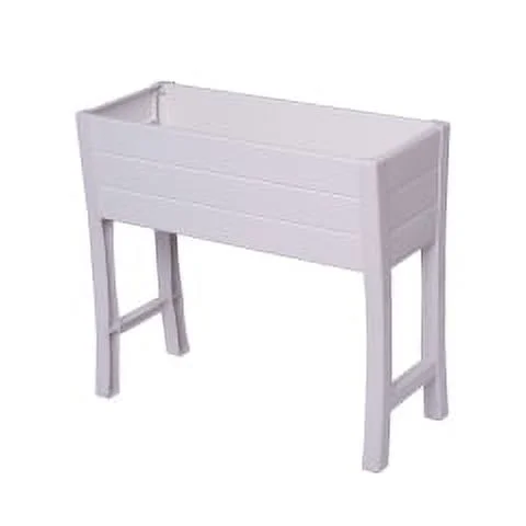 Nuvue Nuvue - 26020 - 32 in. H x 36 in. W x 11 in. D x 15 in. Dia. Vinyl Elevated Garden Box White