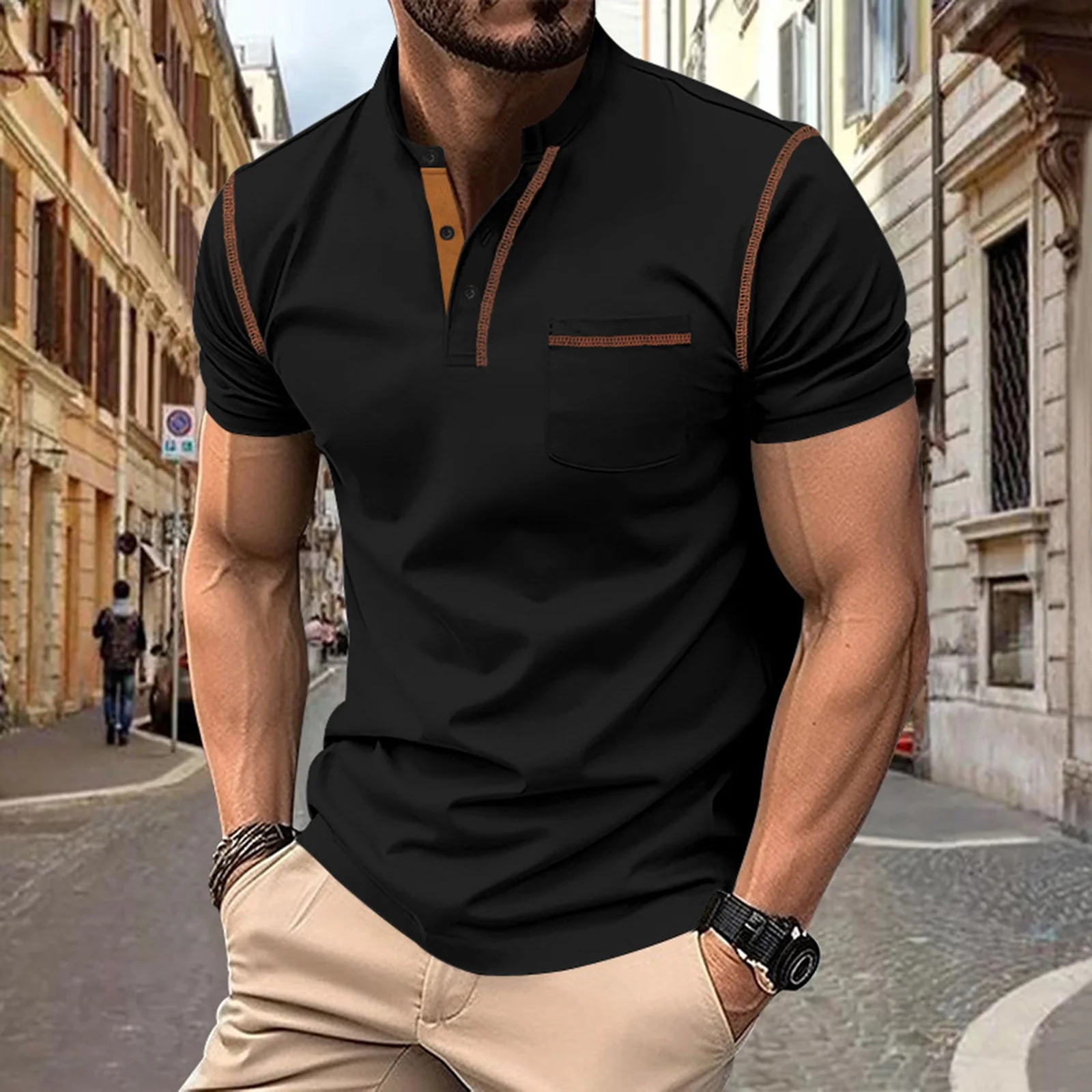 JHLZHS for Fatherpurple Shirts for Men Men's Short Sleeve T Shirt Summer Casual Solid Holiday Shirts Tops Formal Shirts for Menfor Husband Gifts for Birthdaymens Long Sleeve Shirt