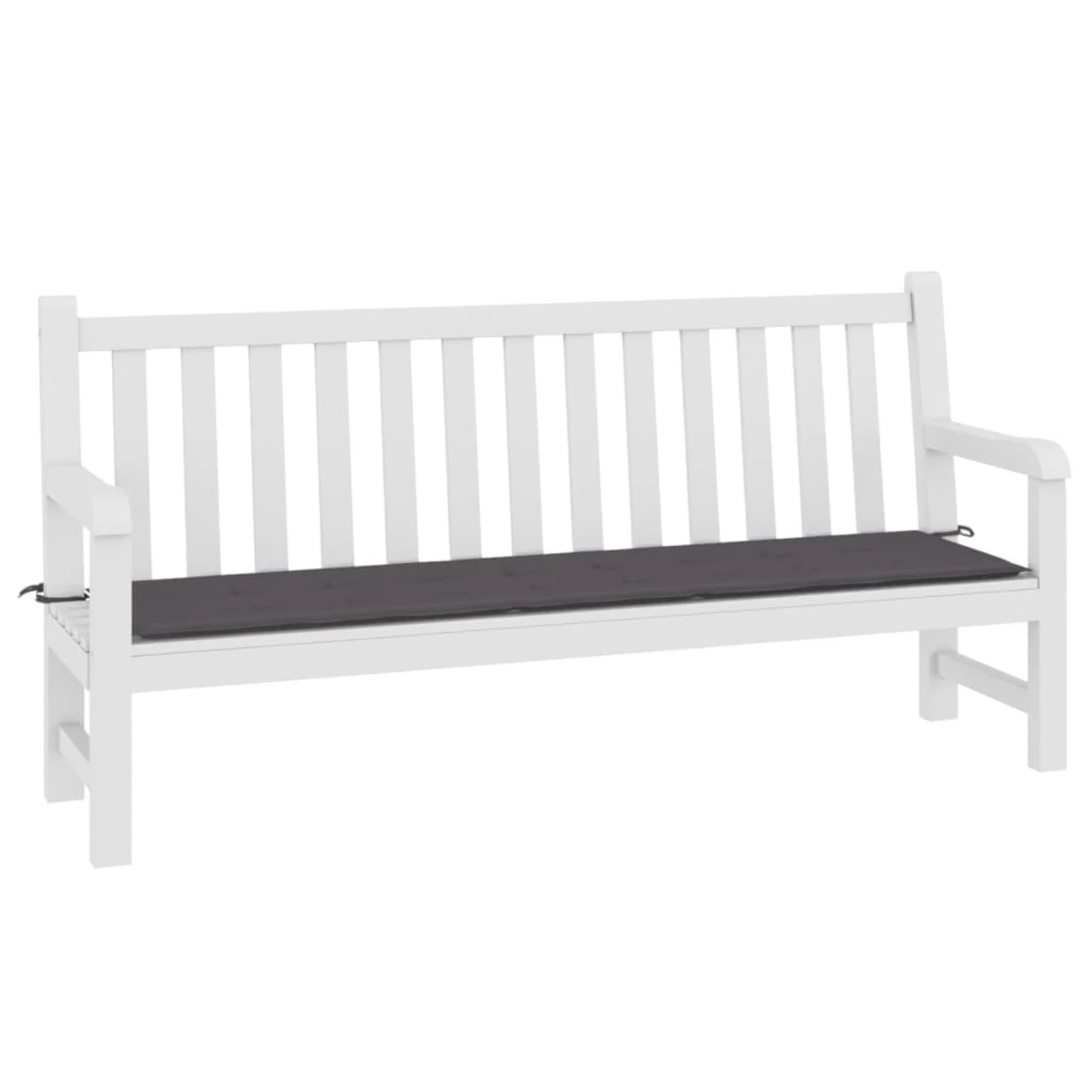 Uteam Oxford Fabric Garden Bench Cushion Anthracite 59.1x19.7x1.2 inches