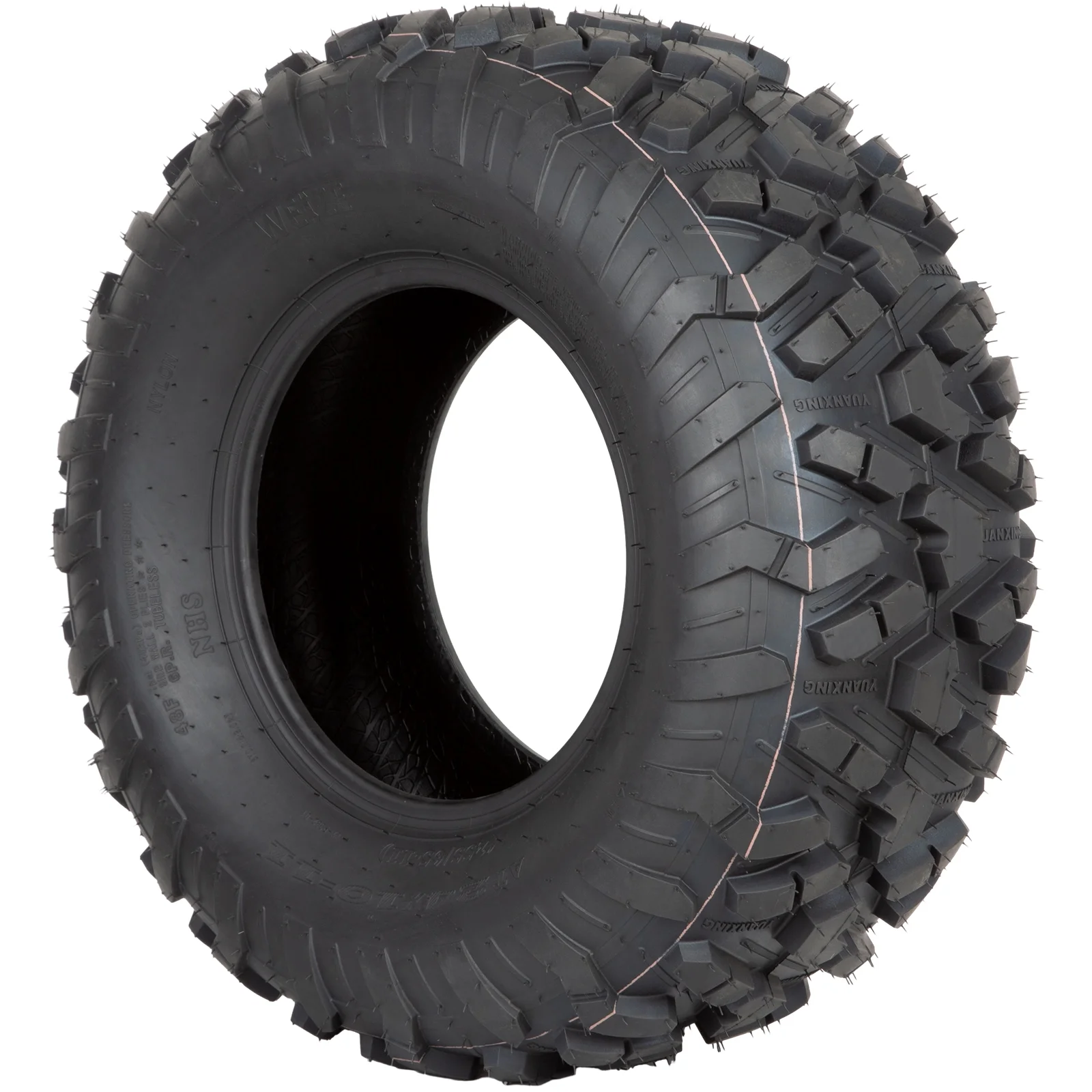 WEIZE Set of 2 24x10-11 ATV Tires, 24x10x11 Rear All Terrain Tire, 6PR, Mud, Gravel, Sand, Rocky and UTV Tires