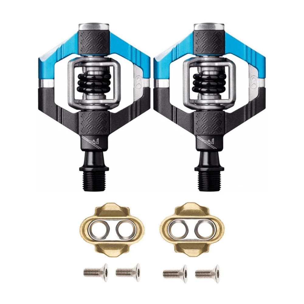 Crank Brothers Candy 7 Pedals: Electric Blue/Black