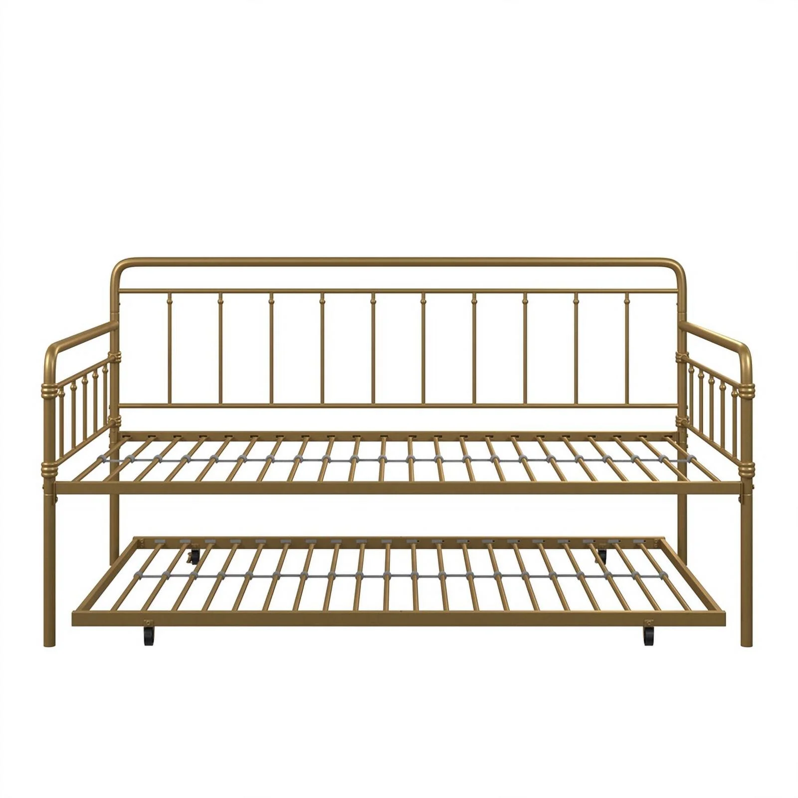 DHP Winston Metal Daybed/Trundle in Twin Gold
