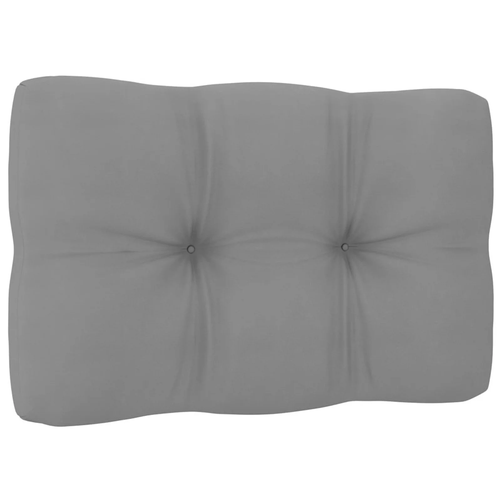 Anself Pallet Cushions 2 pcs Gray Fabric