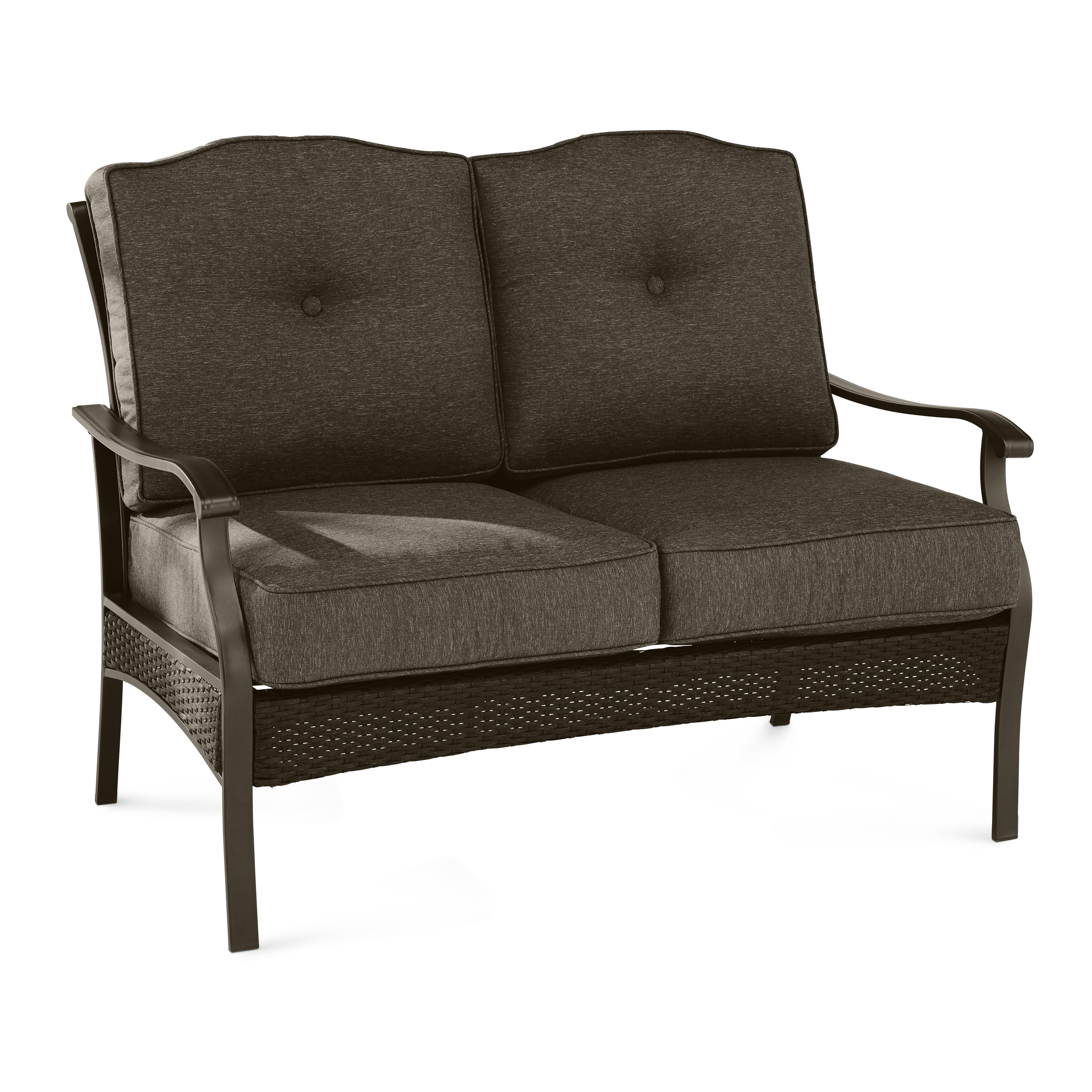 Better Homes & Gardens Providence 4-Piece Conversation Set, Gray