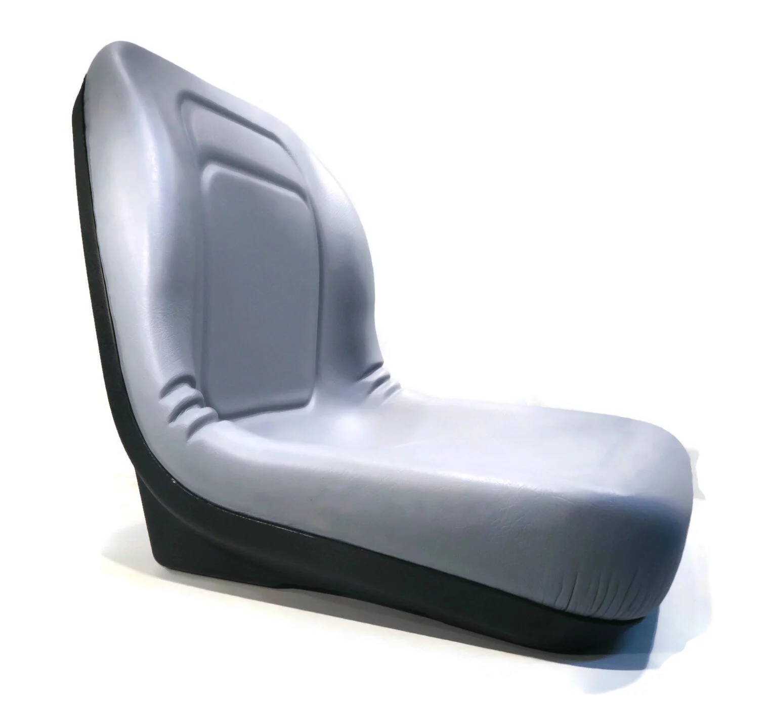 The ROP Shop | Gray High Back Seat fits John Deere Lawn Mower LA155, LT150, LX266, LX277,LX288