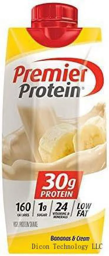 , 30G Shakes Bananas And Cream, 11 Fl Oz (Pack Of 4)