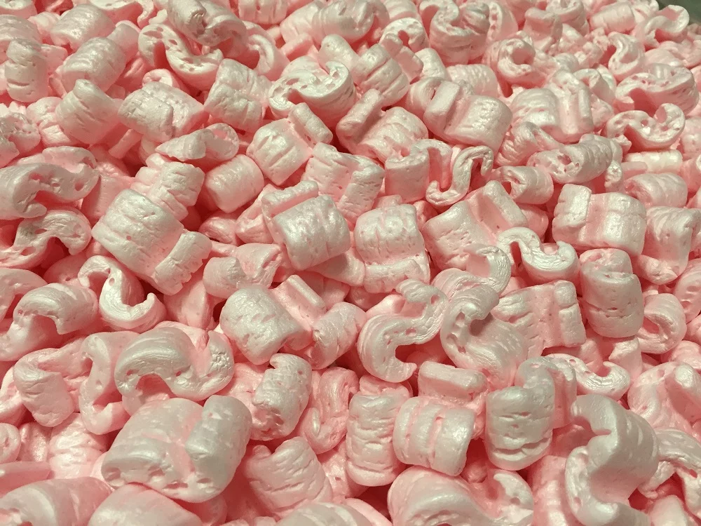Packing Peanuts Shipping Anti Static Bio 20 cu ft Feet Pink
