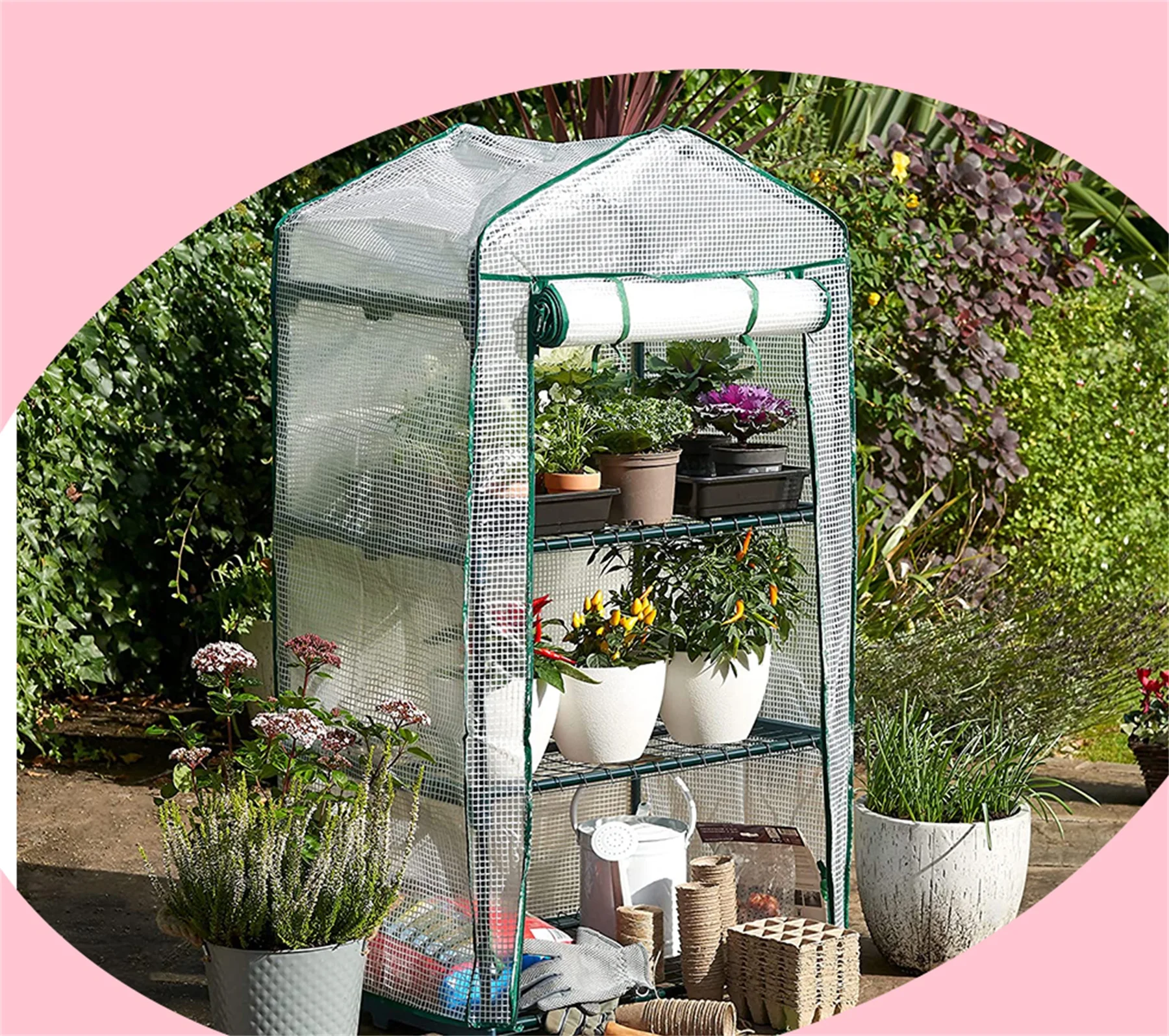 3 Tier Mini Greenhouse for Outdoor & Indoor