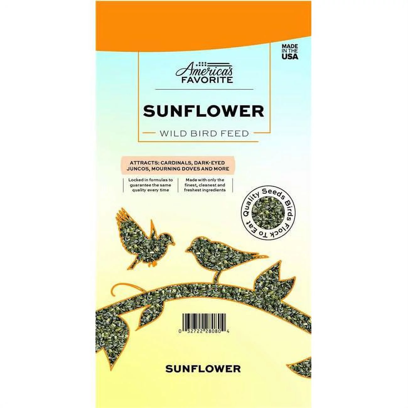 Americas Favorite Pet 1668 20 lbs 001668 Stripe Sunflower Wild Bird Food