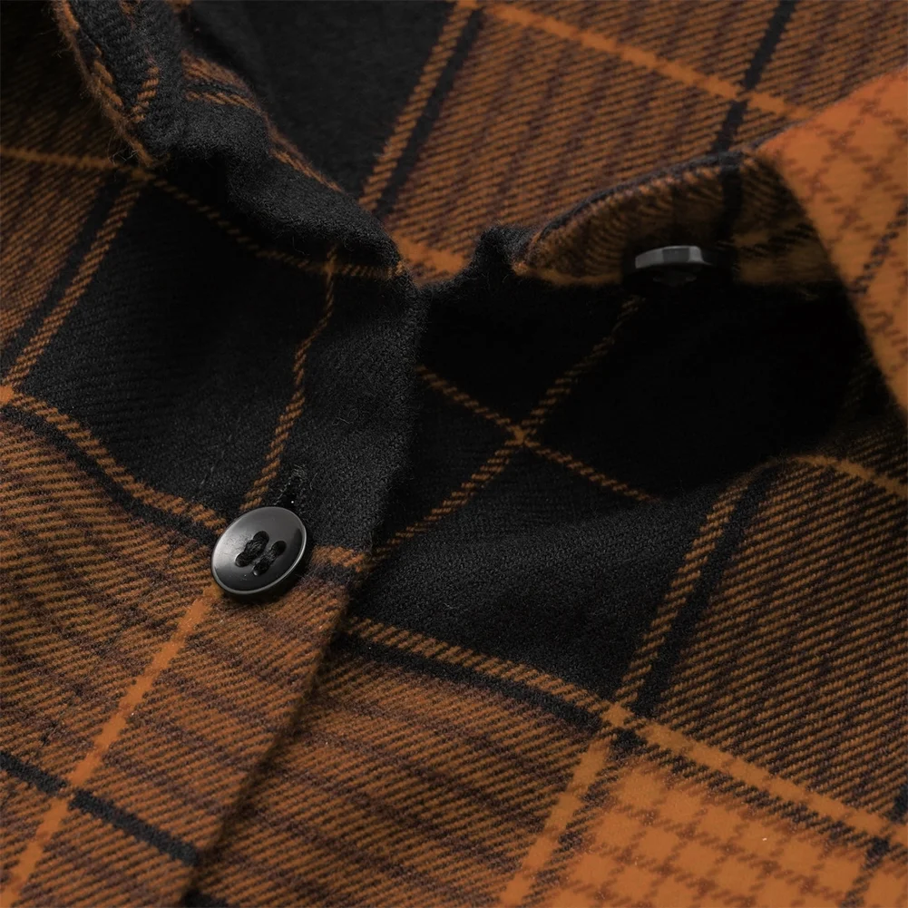 ChicAura Shirts, Mens Button Down Long Sleeve Shirts, Large