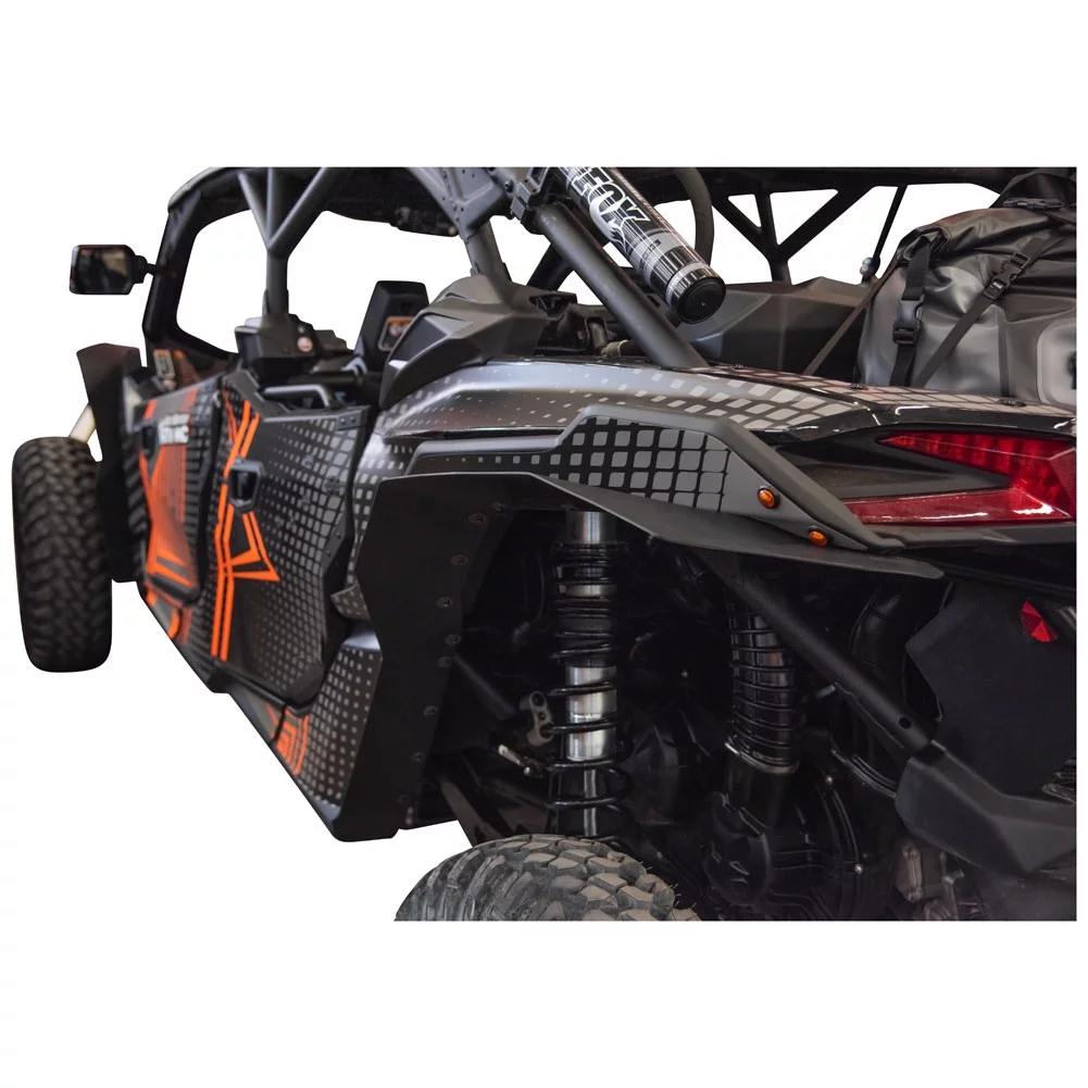 Tusk UTV Fender Flare Kit Black For Can-Am Maverick X3 Max X DS Turbo R 2018