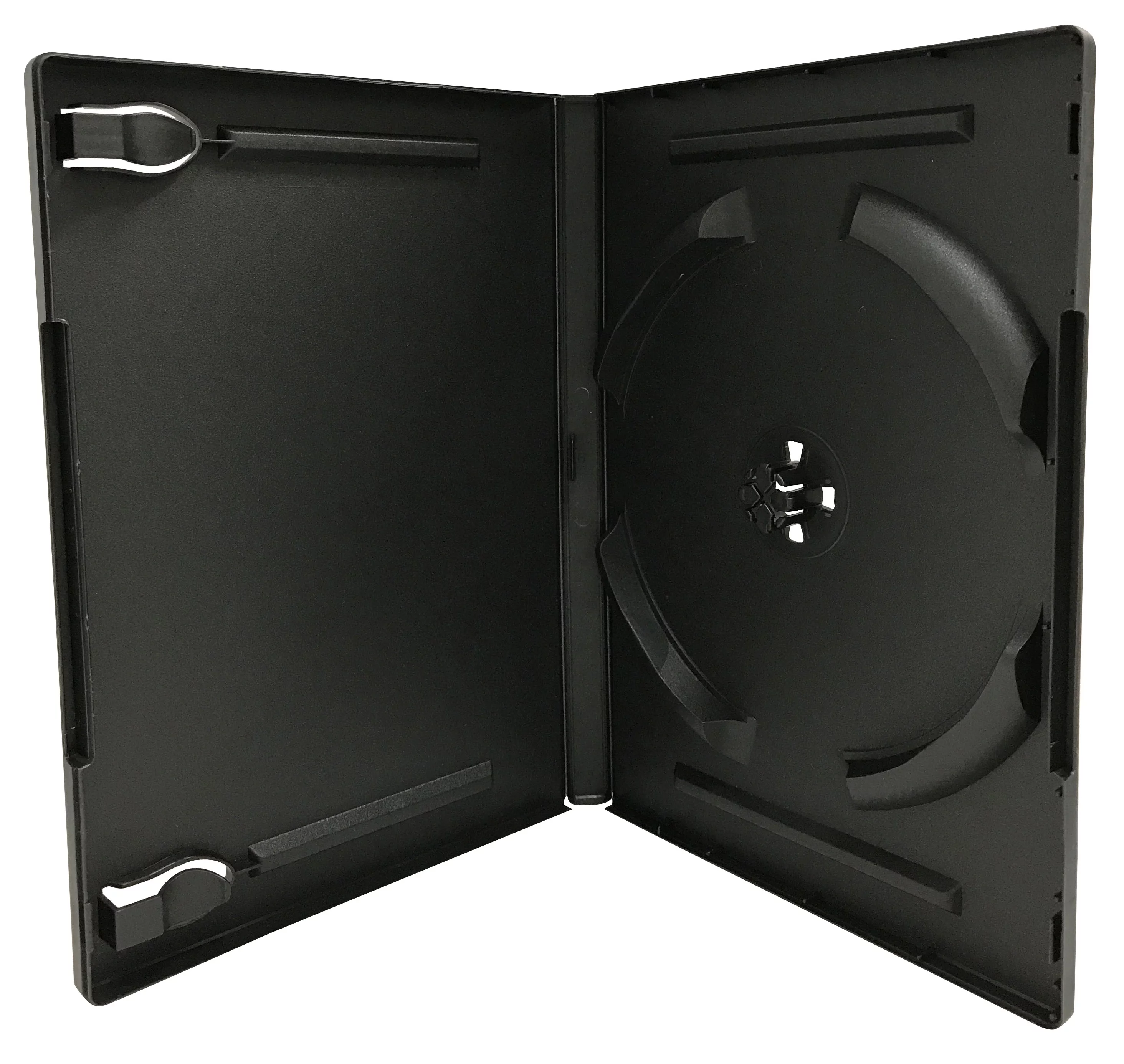 CheckOutStore 10 STANDARD Black 6 Disc Stackable DVD Cases