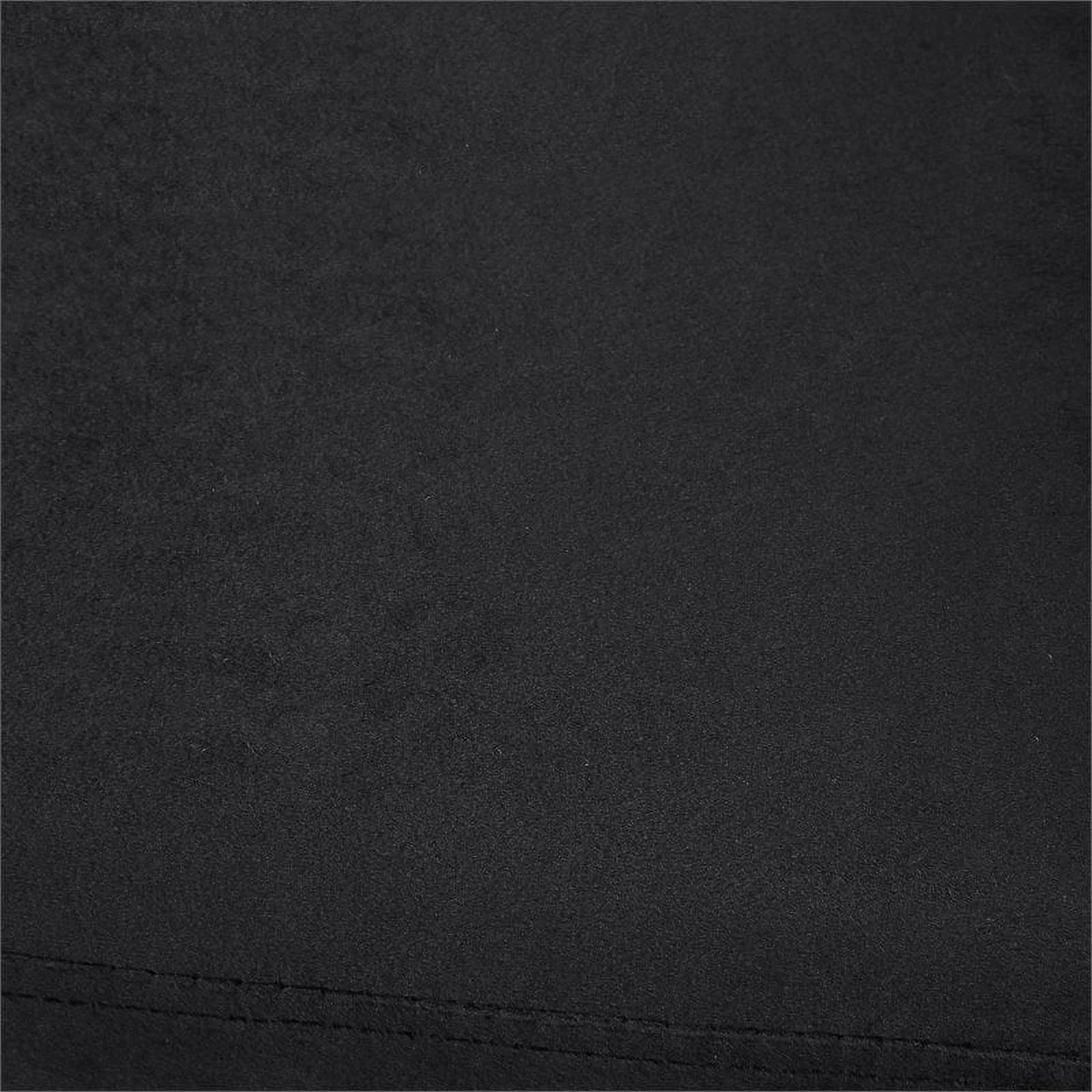 Maklaine Tufted Velvet Barrel Back Accent Chair in Black/Chrome