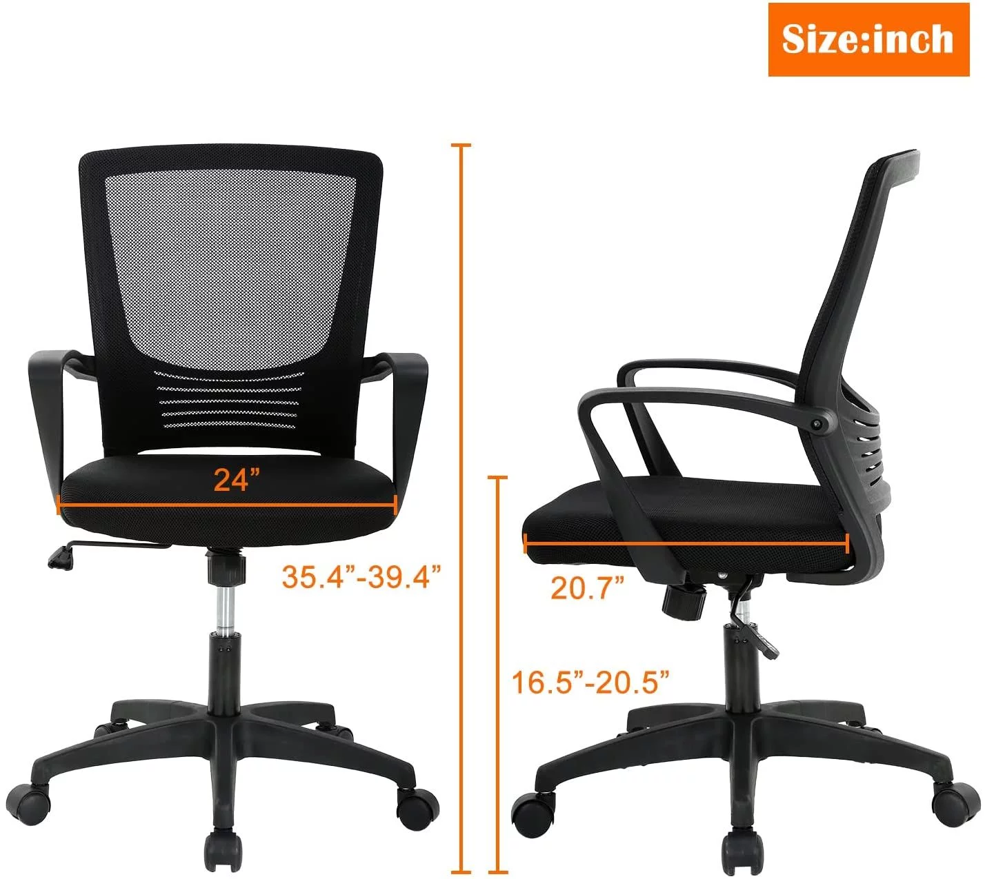 Office Chair Ergonomic Computer Chair Mesh Desk Chair Swivel Chairs