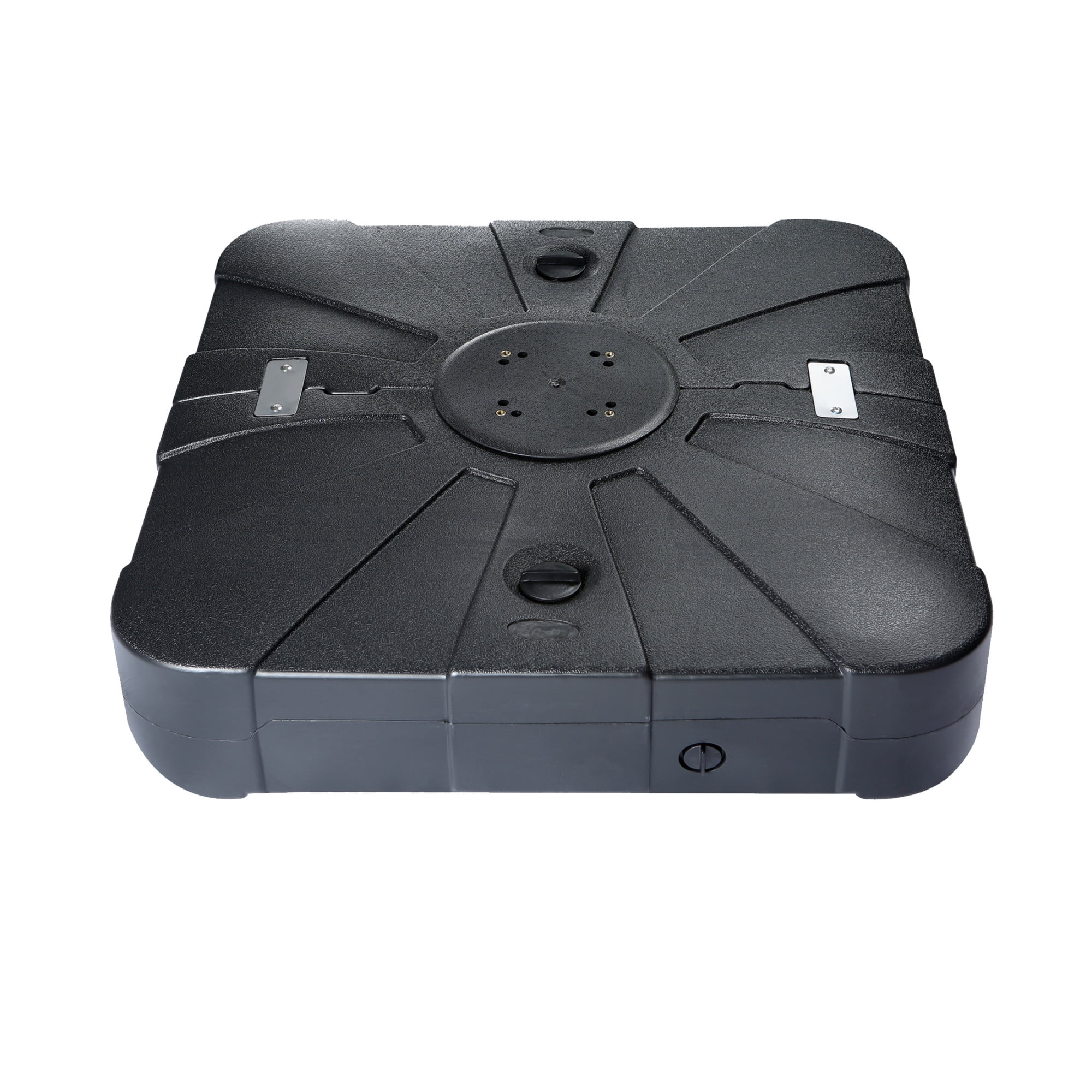 WestinTrends Heavy Duty Offset Cantilever Umbrella Plastic Base with Water or Sand Fill for Outdoor Patio - 100 liters/220 lbs