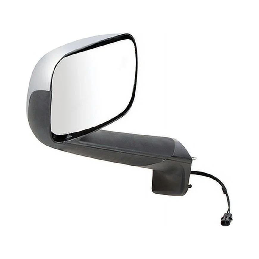 United Pacific 42844 Hood Mirror   Lh, Chrome, With Heated Lens, For 2018