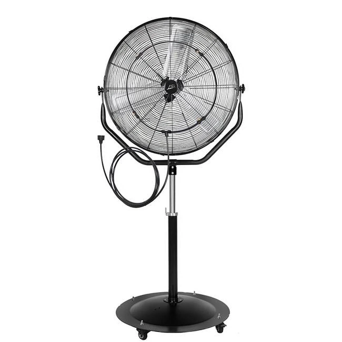 30 in. Tilting Pedestal Fan with Misting Attachment