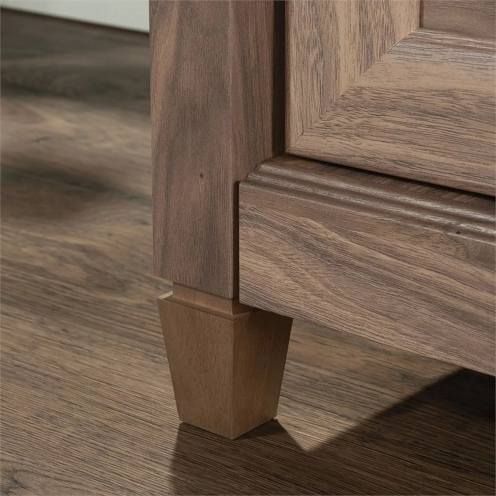 Pemberly Row Engineered Wood 2-Drawer Lateral File Cabinet in Washed Walnut