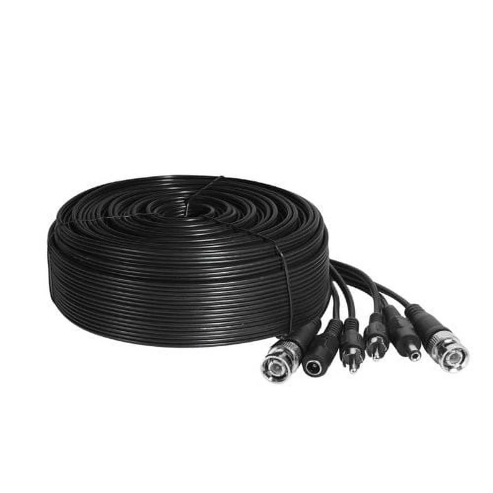 ZMODO W-VPA2008 CDATA - 25ft AWG22 Premade Siamese Video  plus  Power  plus  Audio Cable