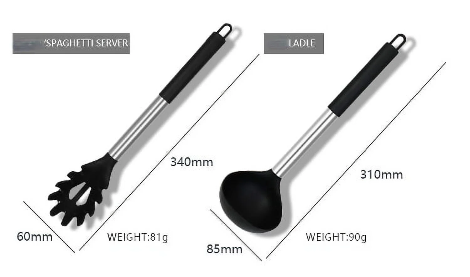 Versatile 15-Piece Silicone Kitchen Utensil Set | Silicone Material