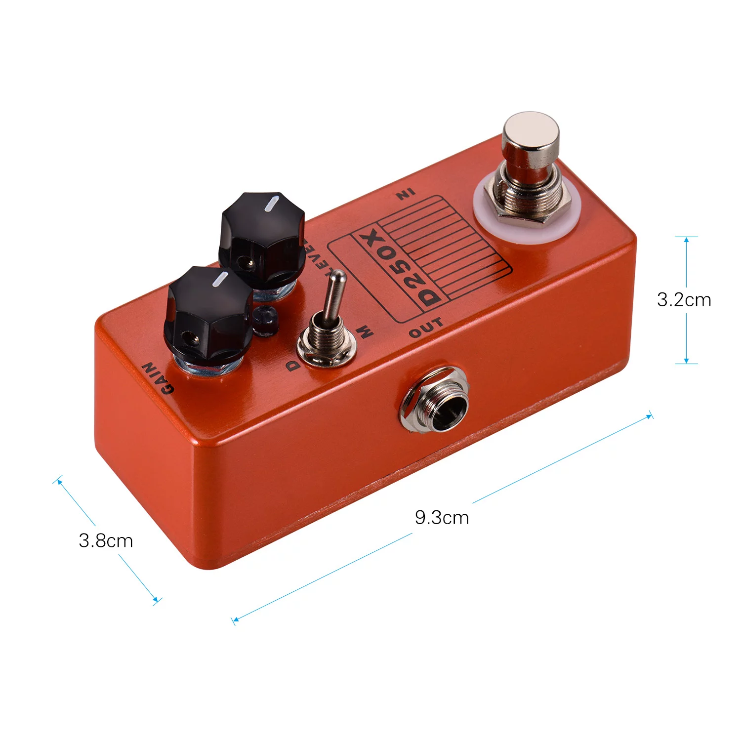 MOSKYAudio D250X Electric Guitar Overdrive Preamp Effect Pedal - Take Your Guitar Playing to   Level!