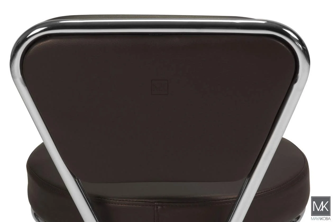 Dayton Pedicure Stool (Coffee) Pneumatic, Adjustable Height, Perfect For Nail Salon, Pedicure Spa