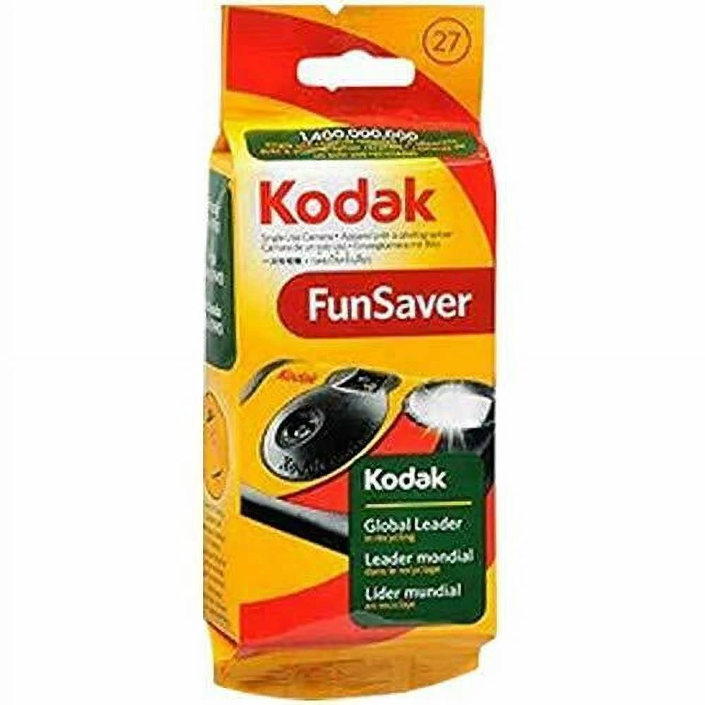 Kodak Fun Saver Single Use Camera 27 Exposures - 1 Each, Pack of 5