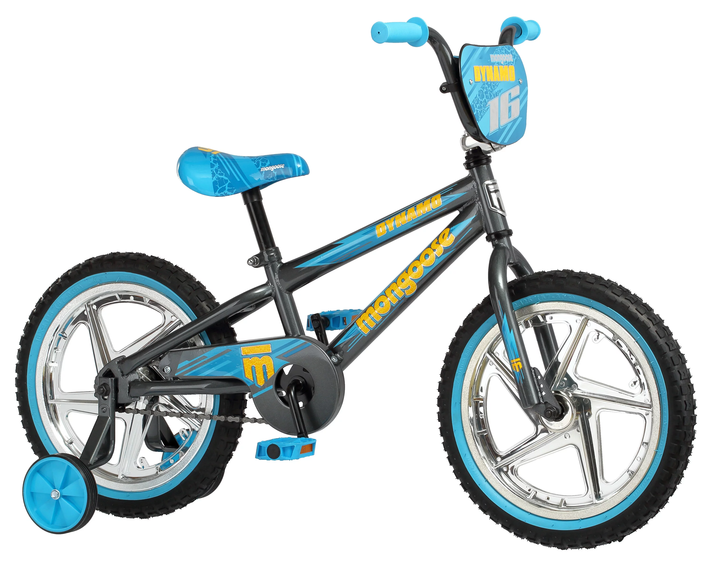 Mongoose Dynamo Boy's Sidewalk Bike, 16