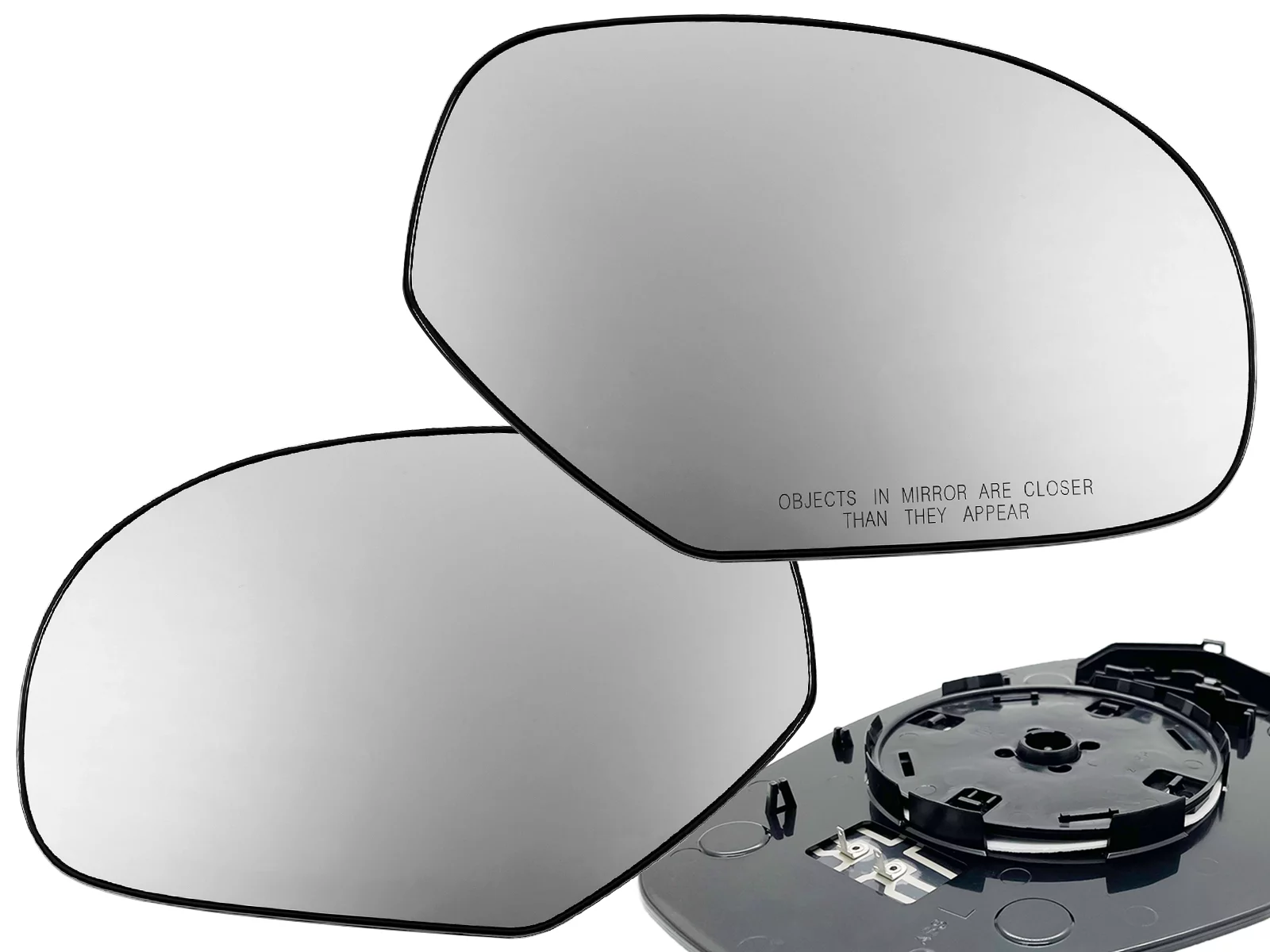 APA Replacement Mirror Glass Power Heated fits 2007 - 2013 SILVERADO TAHOE SUBURBAN AVALANCHE Passenger & Driver Pair GM1325137 GM1324137