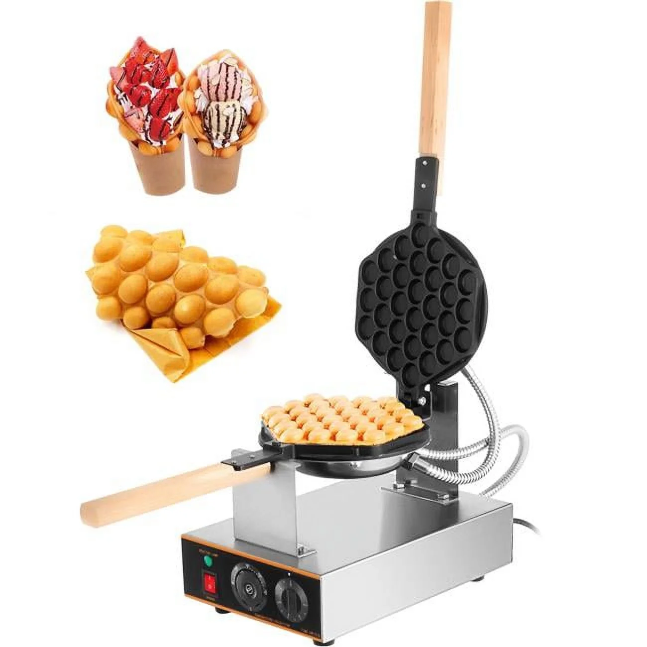 Vevor SC-X30JDZJ0000001V1 1400W Commercial Bubble Waffle Maker