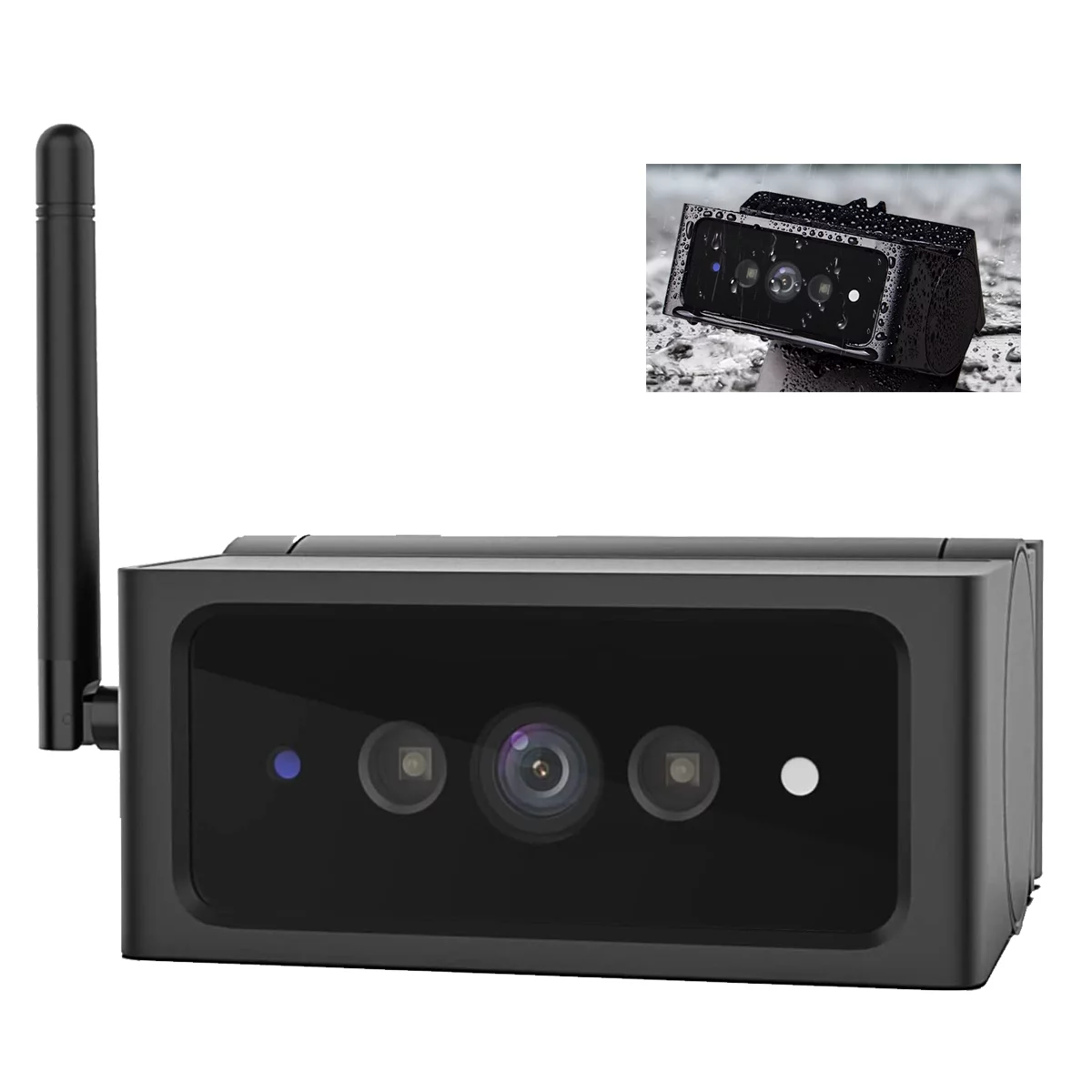 AUTO-VOX 1080P RV Backup Camera Wireless for Solar4 Only,No Wires Installation Rear View Camara , IR Night Vision Back up Camera for Car/Truck