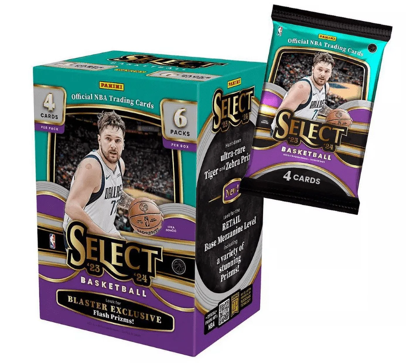 2023-24 Panini NBA Select Basketball Trading Card Blaster Box