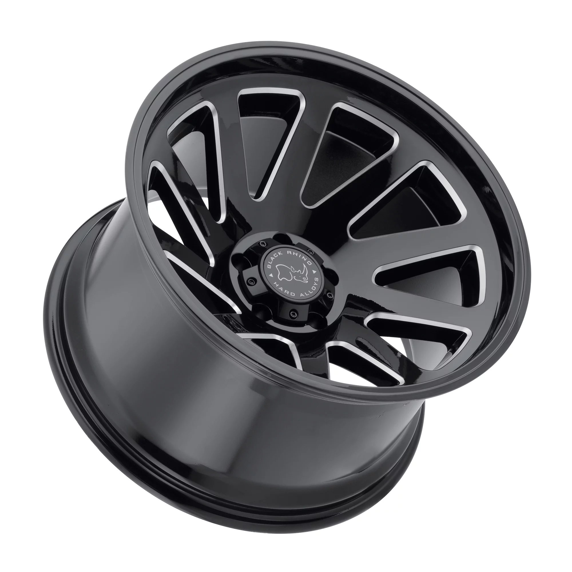 Black Rhino Cast Aluminum Rim BRTHR 17X9.5 5X5.0 G-BLK-MILL -18MM, 1795THR-85127B71