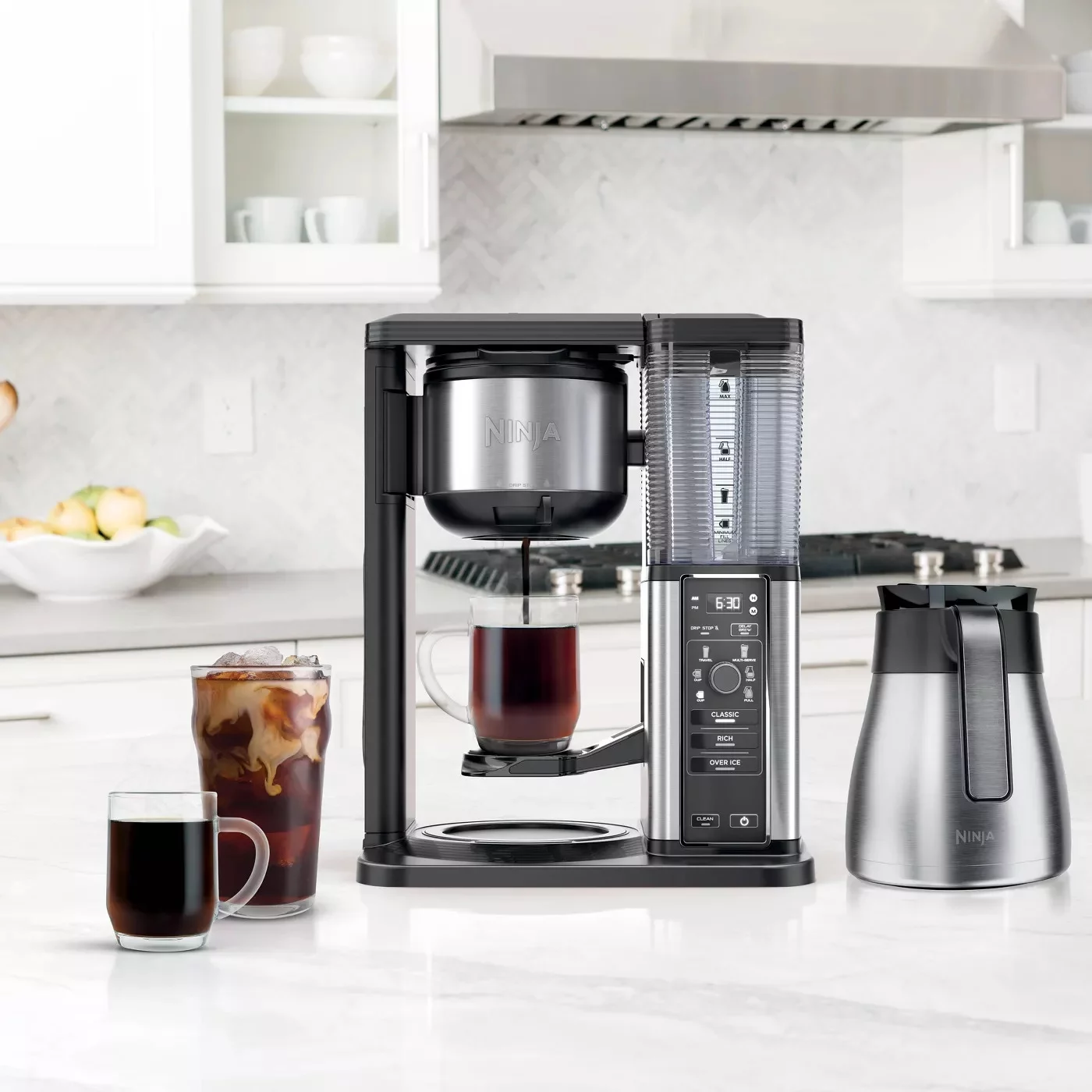 Restored Ninja Hot & Iced Coffee Maker - CM305 (Refurbished)