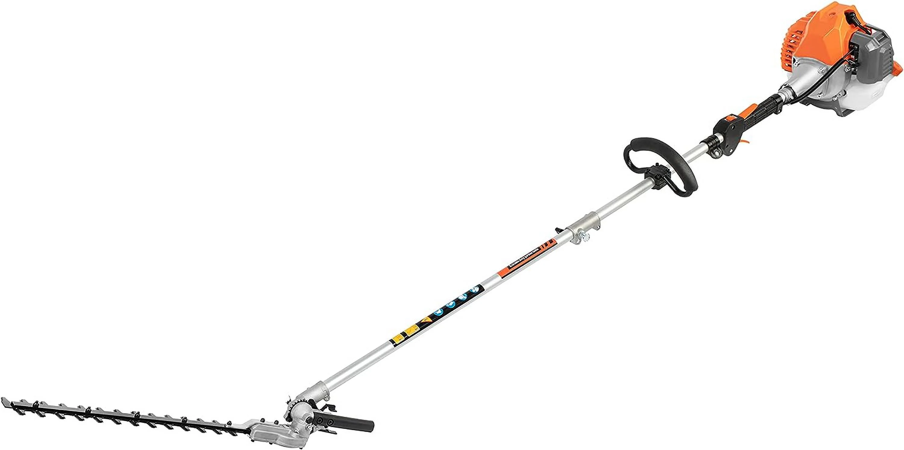 PROYAMA Powerful 42.7cc 5 in 1 Multi functional Trimming Tools,Gas Hedge Trimmer,Weed Eater,String Trimmer, Brush Cutter,Pole Saw with Extension Pole