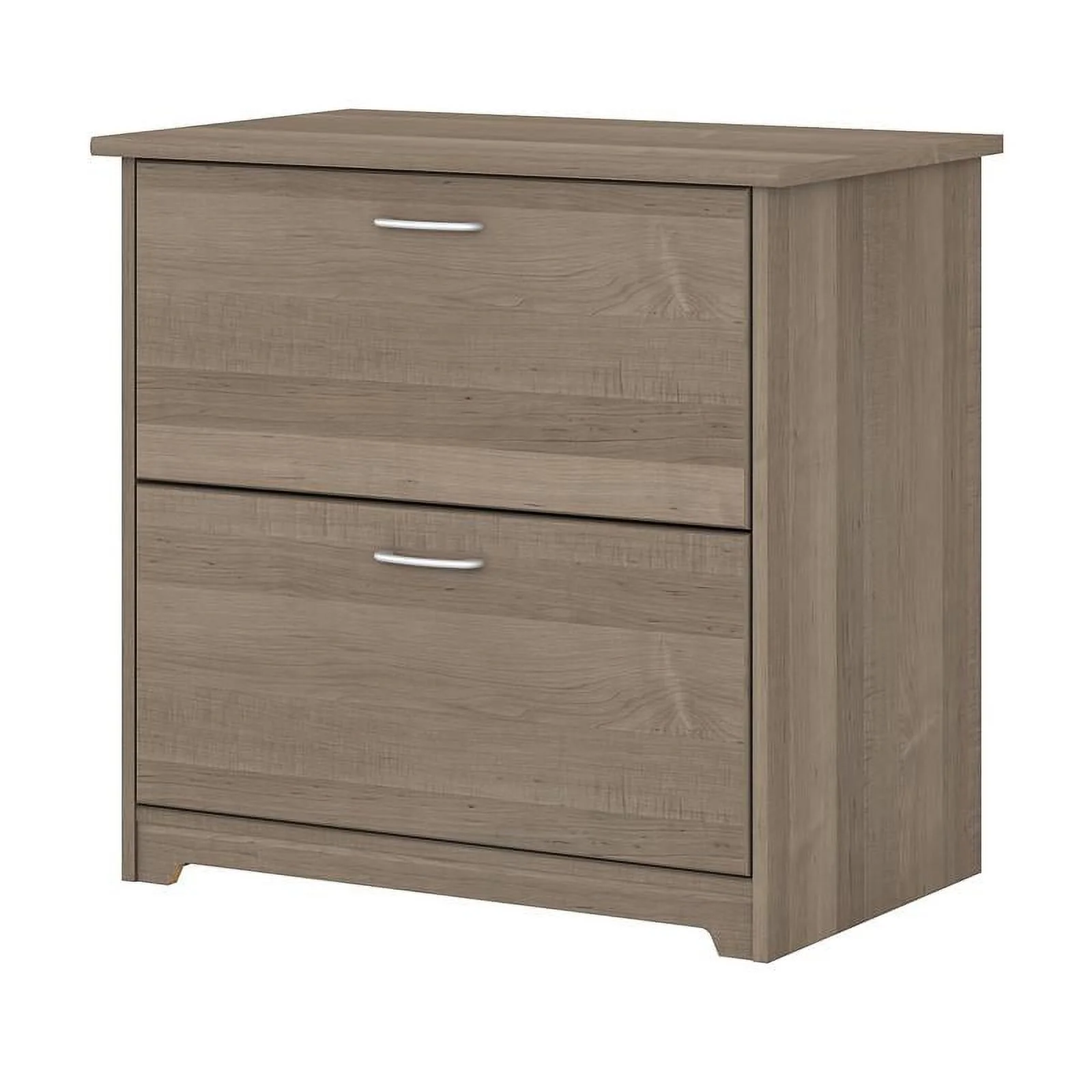 Home Square 2 Piece Engineered Wood Filing Cabinet Set in Ash Gray