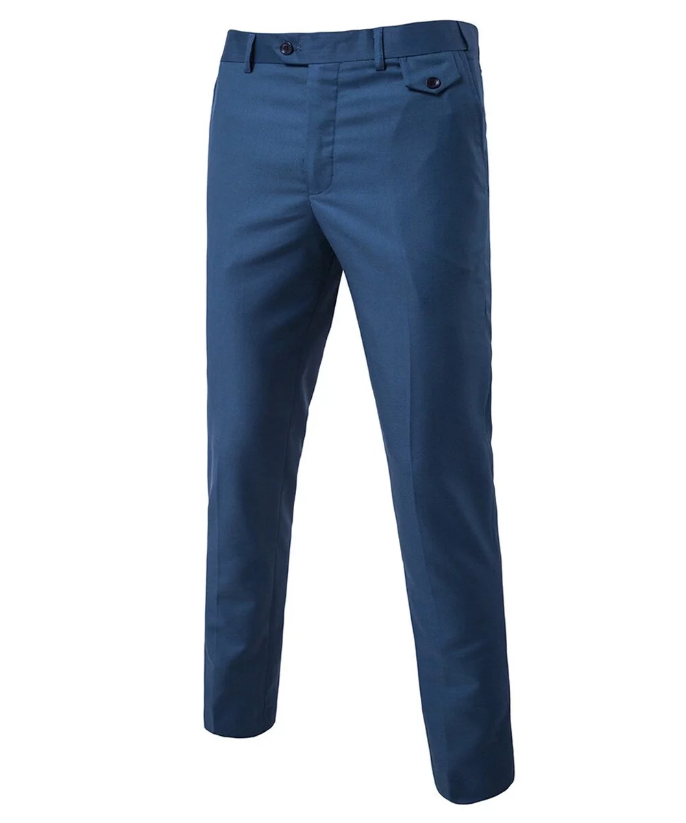 Cloudstyle Men's 2 Piece Slim Fit Suit Set 1 Button Casual Business Blazer Pants with Tie