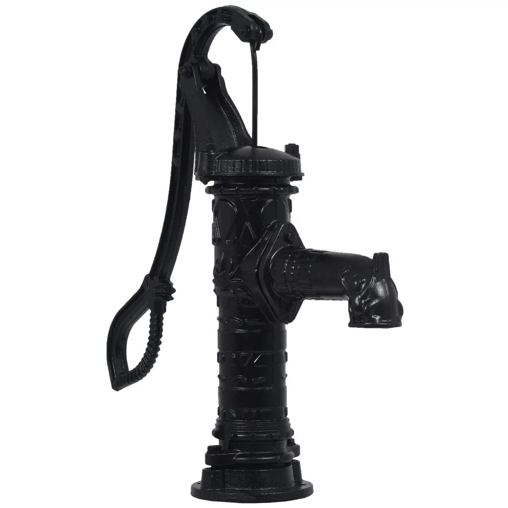 Tomshoo Garden Pump with Stand Cast Iron