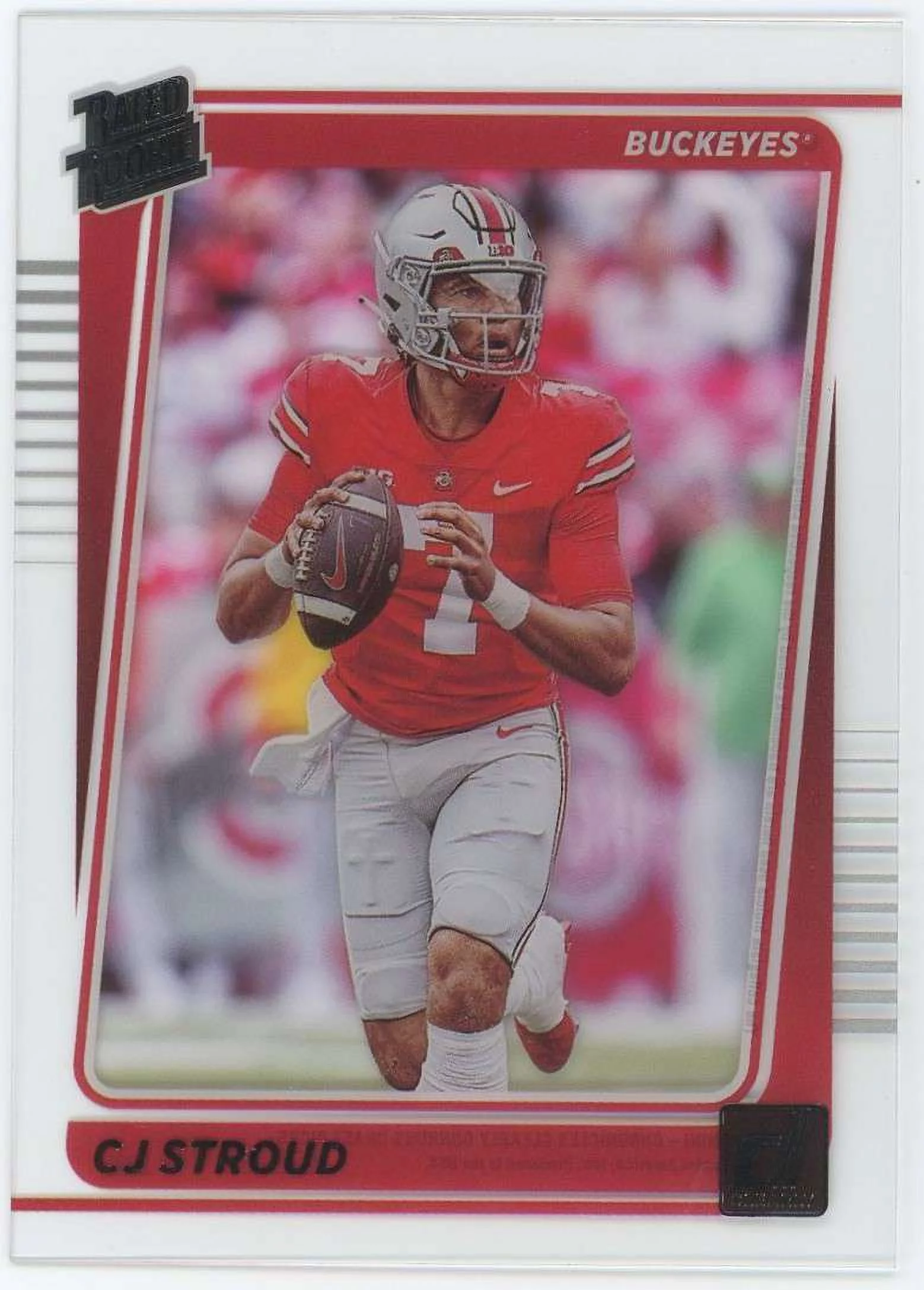 NFL 2023 Chronicles Clearly Donruss Draft Picks C.J. Stroud #27 (Rated Rookie)