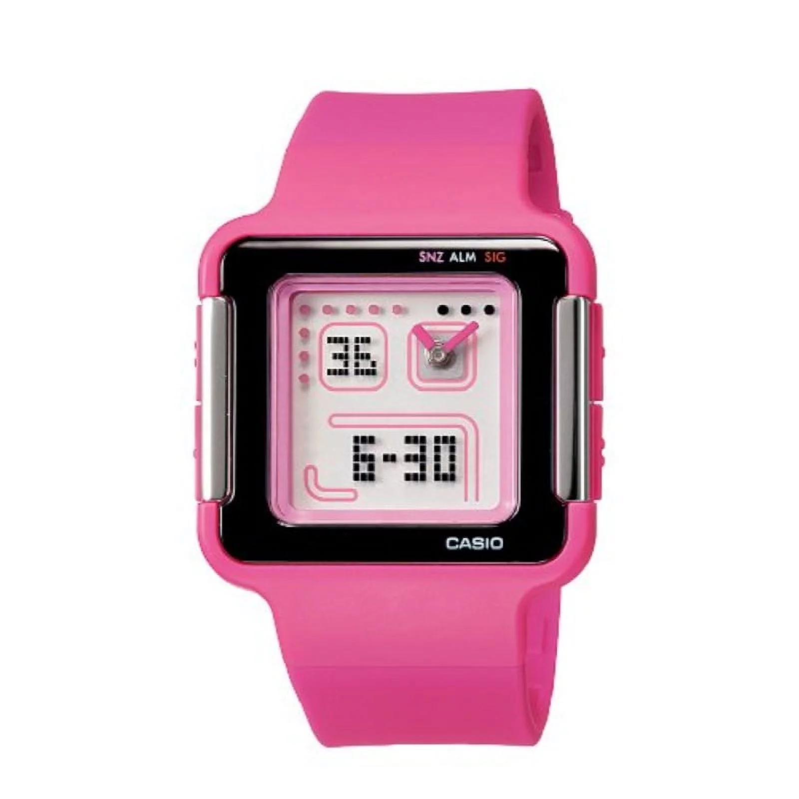 Women's LCF20-4 Ana-Digi Retro Square Sports Watch