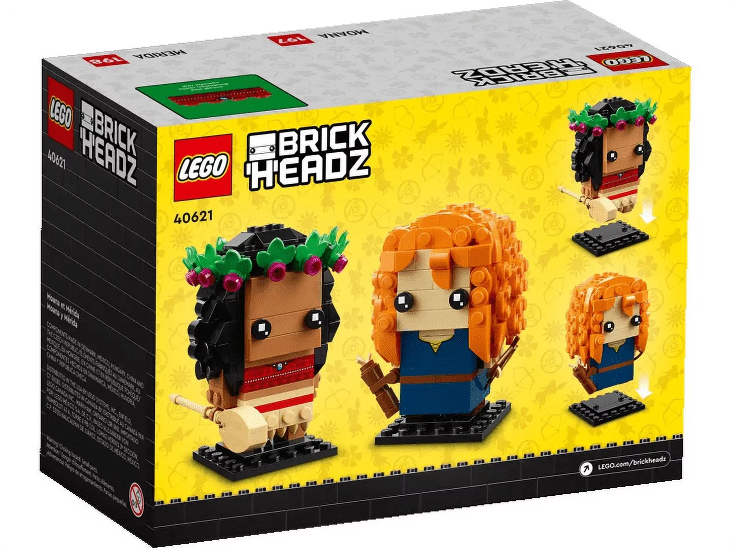 LEGO Disney Brickheadz Moana and Merida 40621 (410 Pieces)