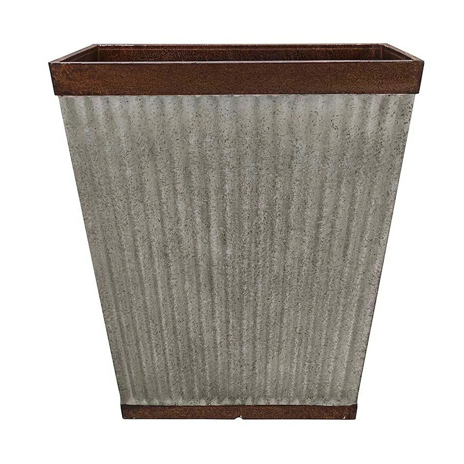 Genuine SPATHDR046851 HDR-046851 16 Inch Square Rustic Resin Outdoor Box Lower lanter