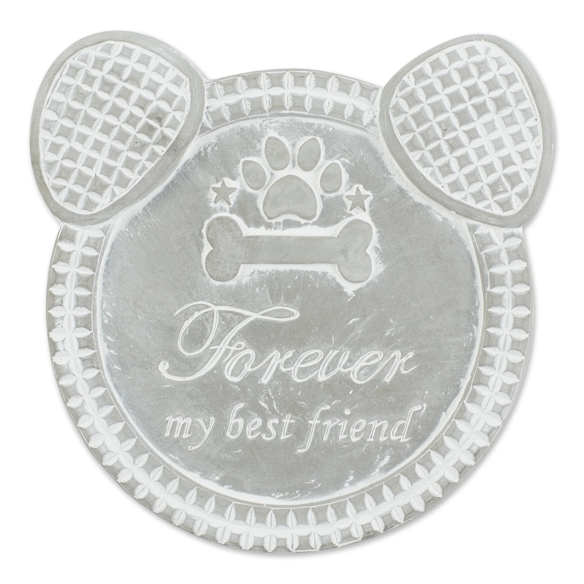DII Pet Remembrance Cement Stepping Stone, You Are Always in our Hearts, 9.75 Round